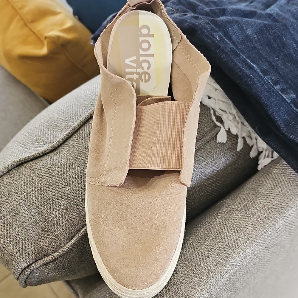 Dolce Vita Beige Slip-On Shoes